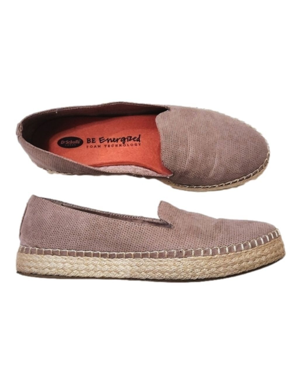 Dr Scholl's Lilac Espadrille Slip On Shoes 8M